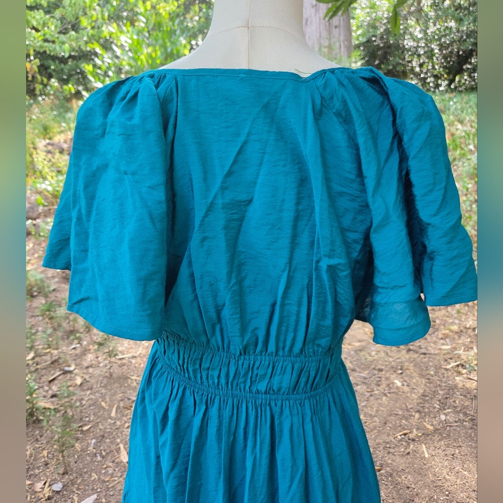Revolve YFB Young Fabulous And Broke Elegant Teal Maxi Dress - Picture 7 of 8
